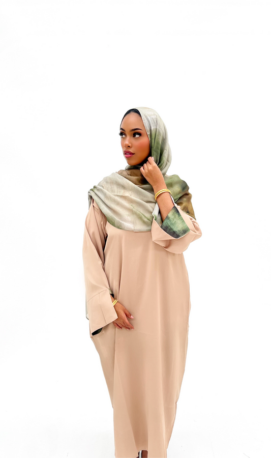 Printed Abaya